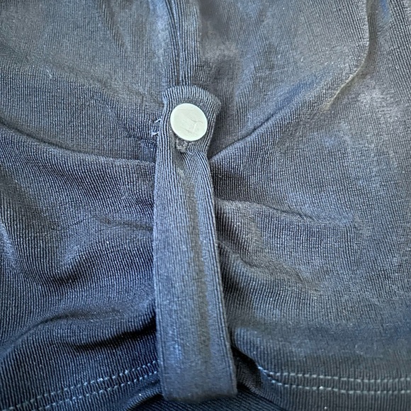 Chicos TRAVELERS Set Open Long Jacket & Capri pants SZ XL Black - Picture 7 of 8